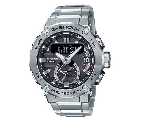 Đồng hồ thể thao nam G-Shock GST-B200 (Bạc)